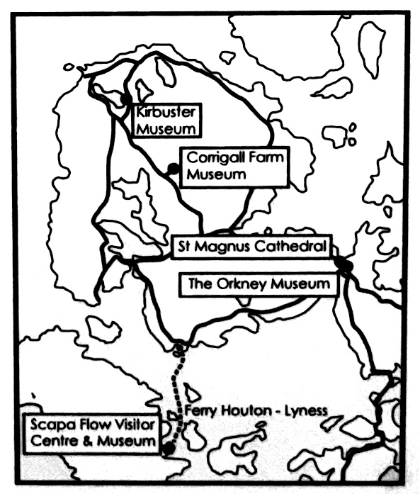 Map of Scapa Flow Visitor Centre & Museum
